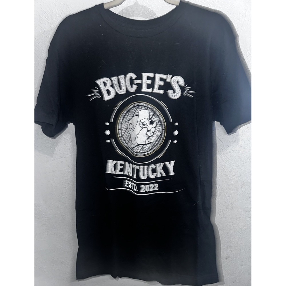 Buc-ee's Shirt Mens Medium Black Kentucky ESTD 2022 Beaver Souvenir Graphic Tee